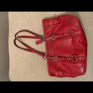 Red Coach Purse